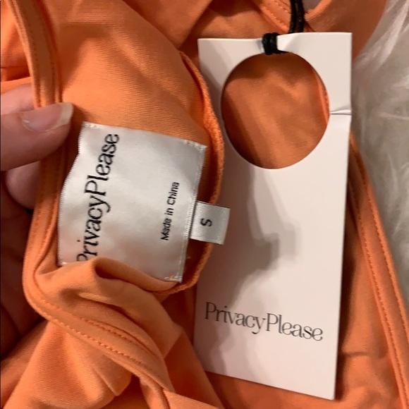 Privacy Please Athens Apricot Orange Midi Dress - Picture 5 of 5